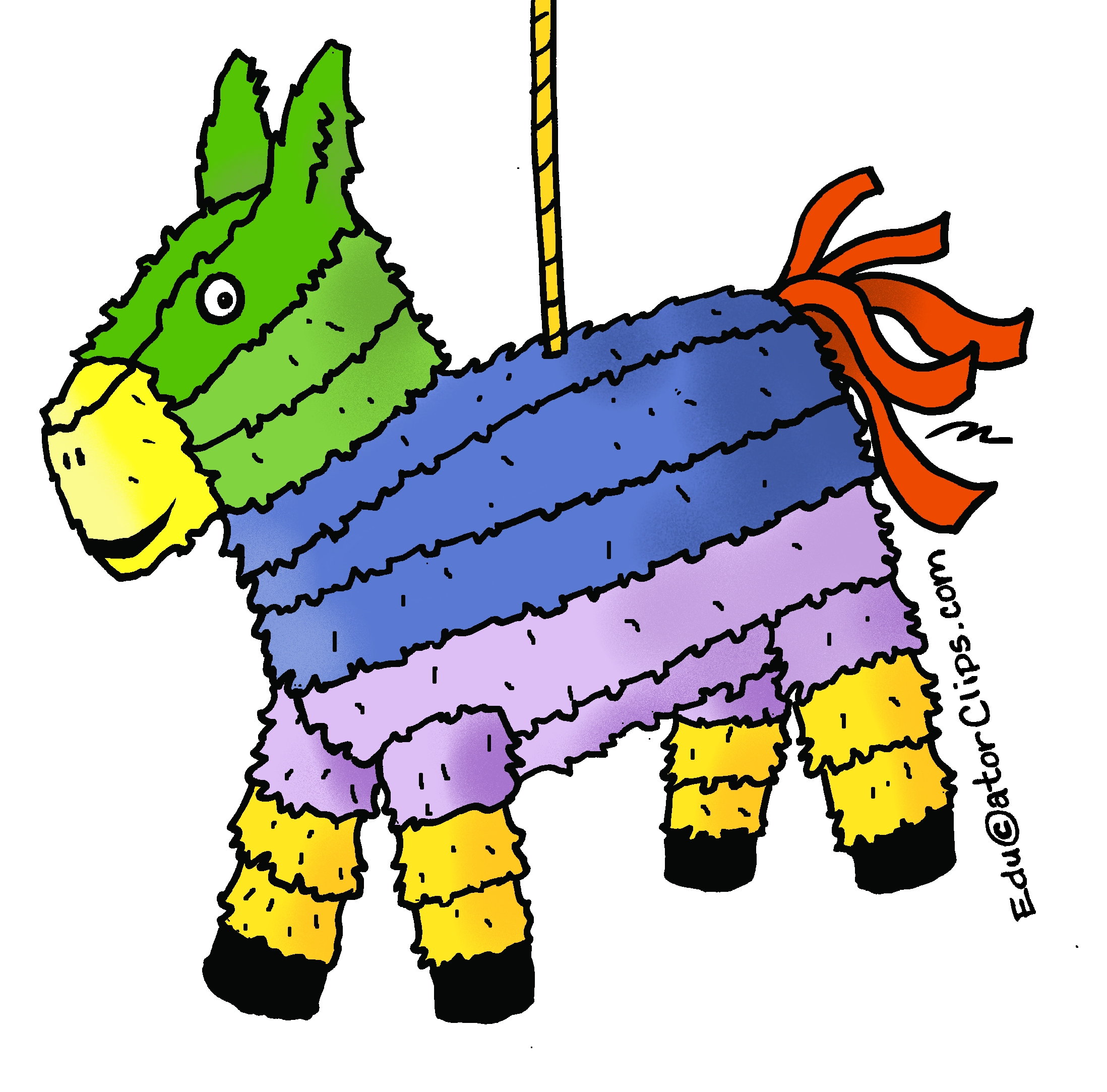 Pi�ata Clip Art� for Teachers